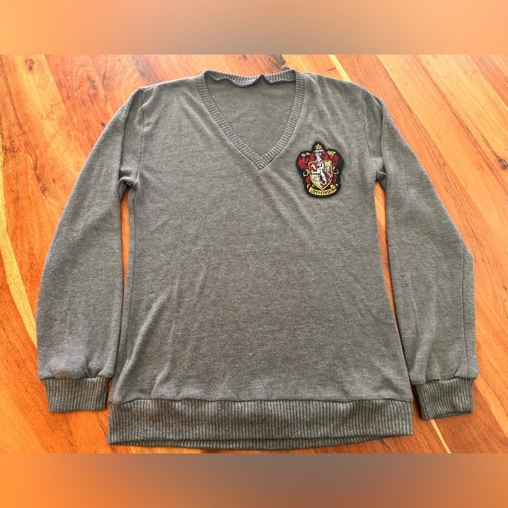 Harry Potter Gryffindor Gray Sweater Costume